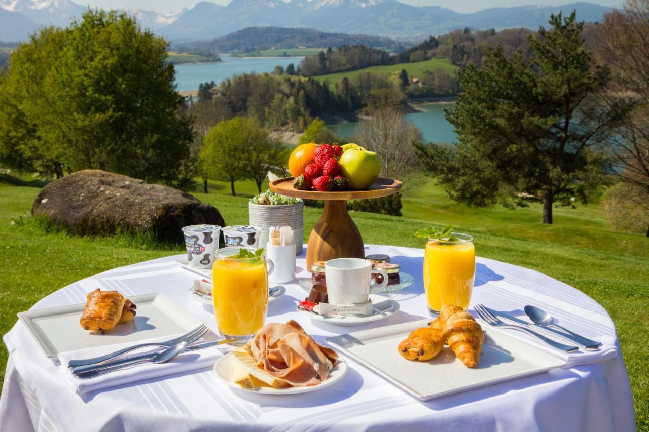 Hotel-Restaurant La Terrasse, Golf De La Gruyere Pont-la-Ville Zewnętrze zdjęcie