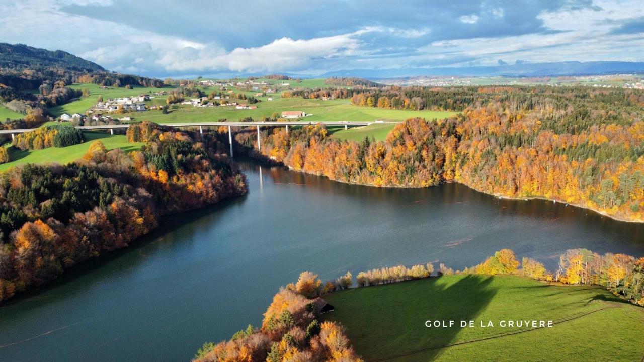 Hotel-Restaurant La Terrasse, Golf De La Gruyere Pont-la-Ville Zewnętrze zdjęcie