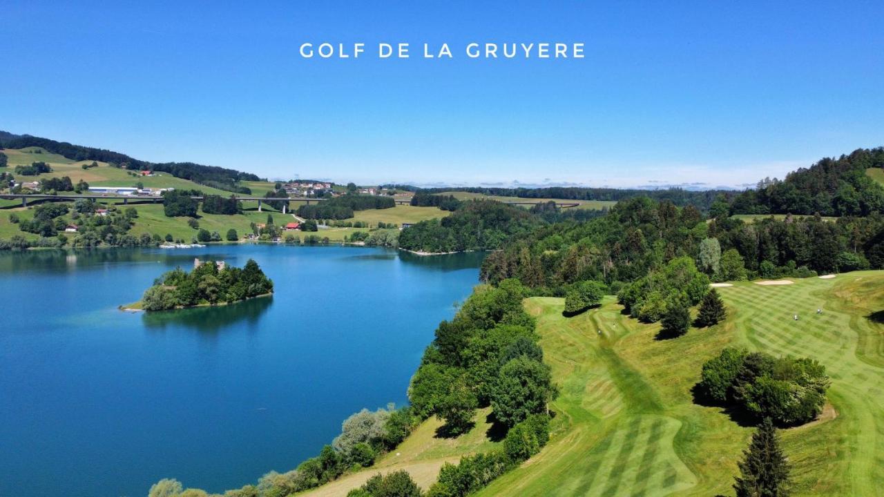 Hotel-Restaurant La Terrasse, Golf De La Gruyere Pont-la-Ville Zewnętrze zdjęcie